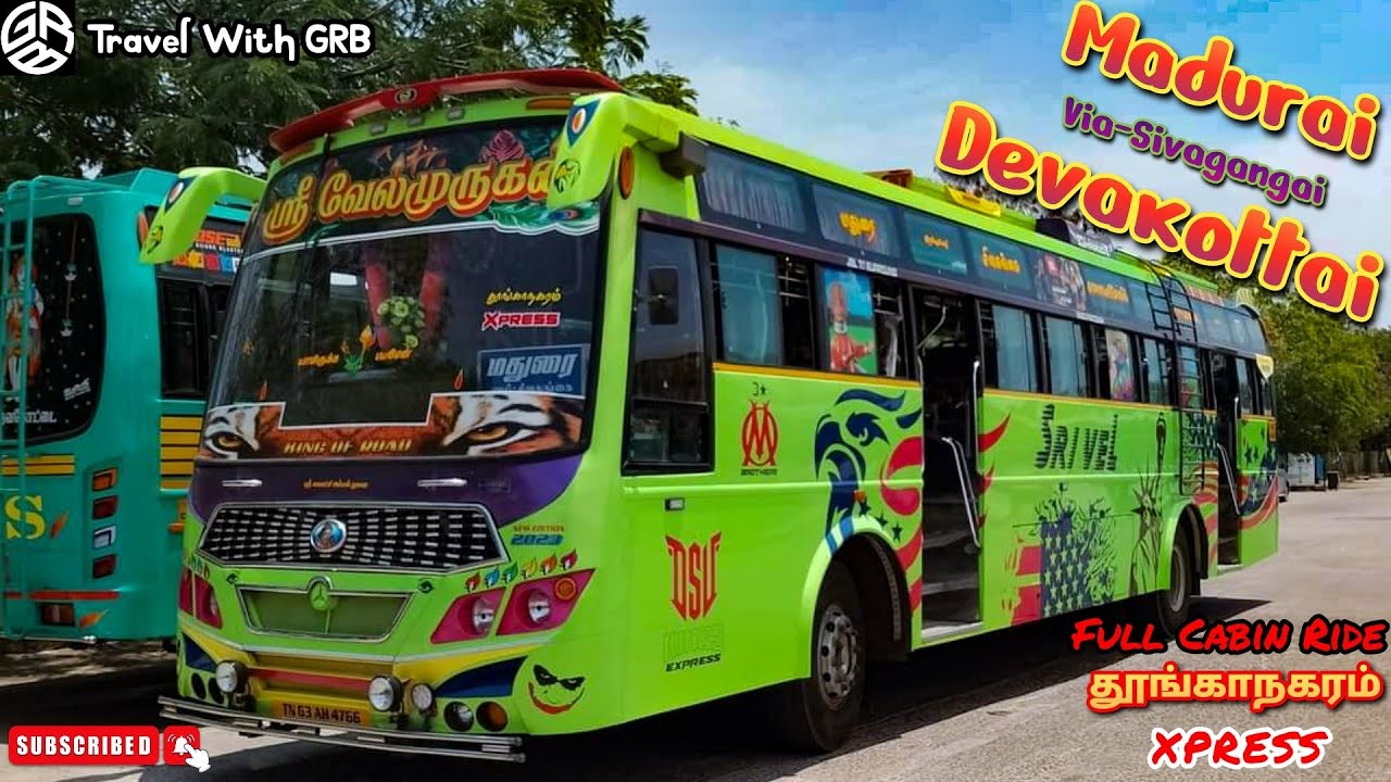 💖🚍SRI VElMURUGAN BUS SERVICE 🚍💖|மதுரை🔁 தேவகோட்டை |😴தூங்காநகரம் எக்ஸ்பிரஸ்🔥|Travel with GRB|EP:78