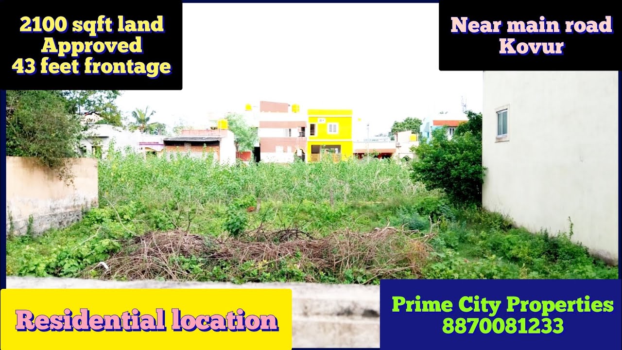 2100 sqft land sale in Kovur, Chennai 🆔2113 #approved #residential #landforsale #lowbudget #landsale