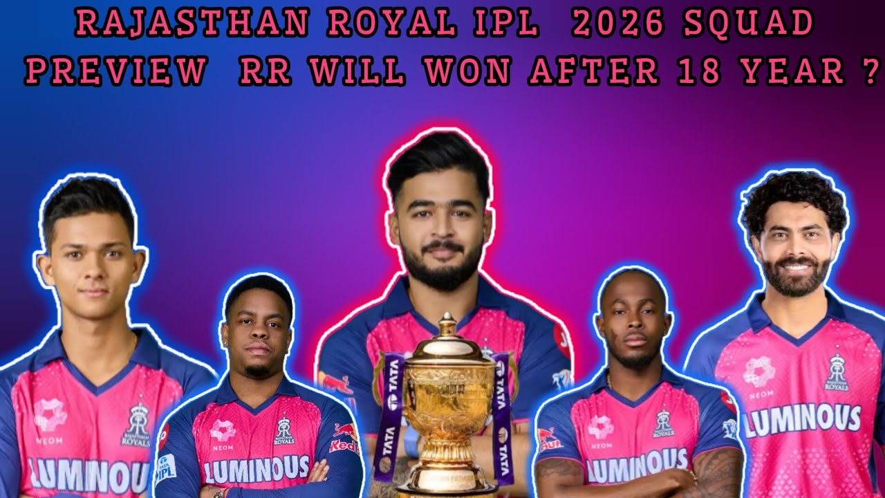 Rajasthan Royals 2026 Squad 💥 Final Team + Best Playing XI | RR IPL 2026 #rr #ipl #cricket