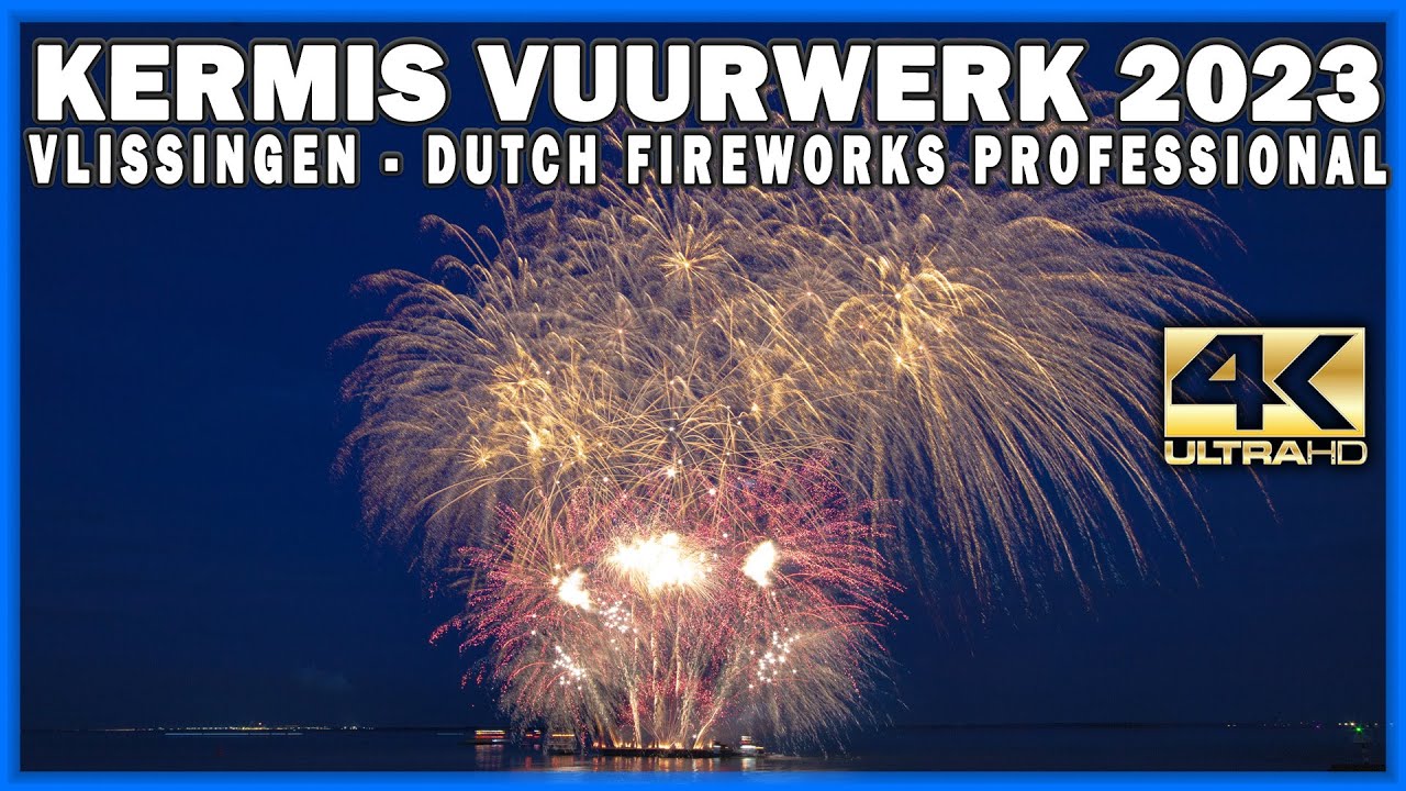 ⁽⁴ᴷ⁾ Vlissingen Kermis Vuurwerk 2023 - Dutch Fireworks Professional - Feuerwerk - DFP