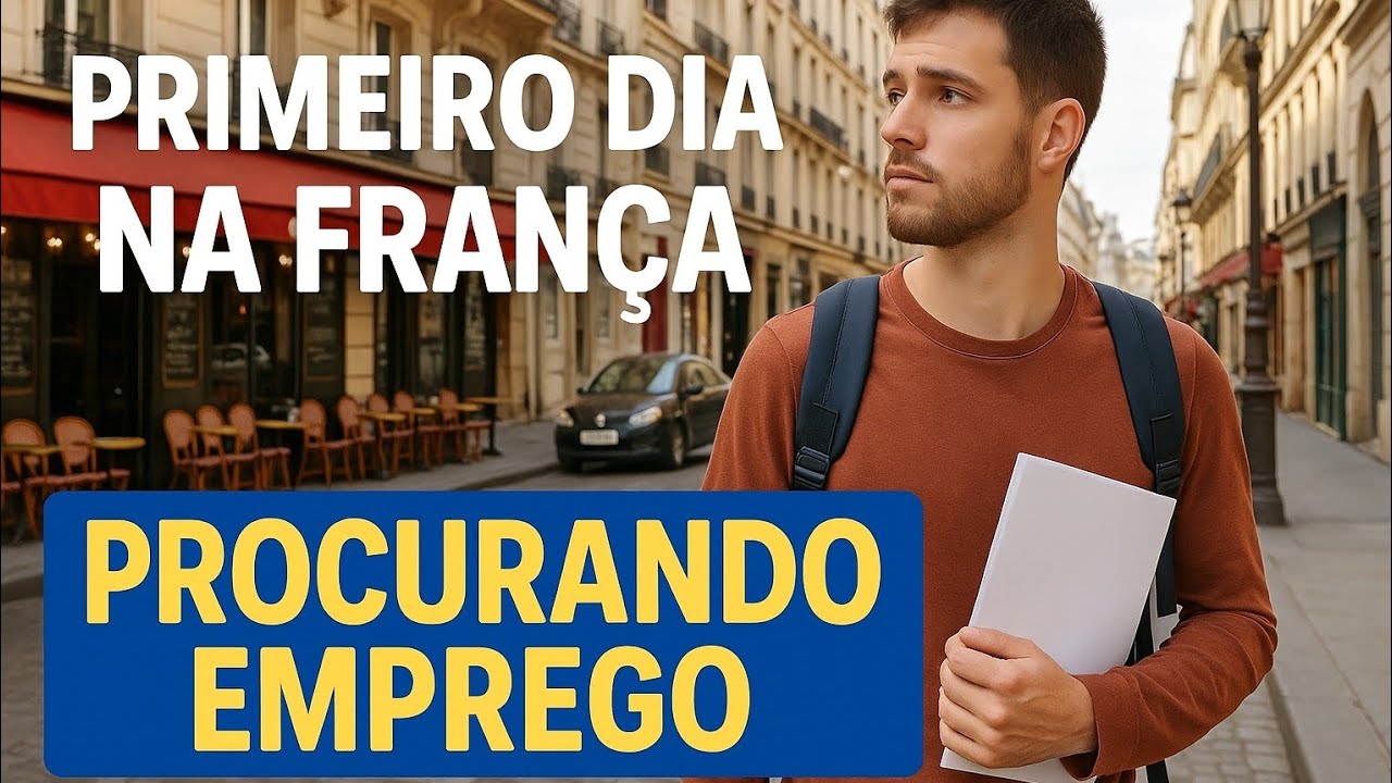 PRIMEIRO DIA NA FRANÇA PROCURANDO TRABALHO 2025