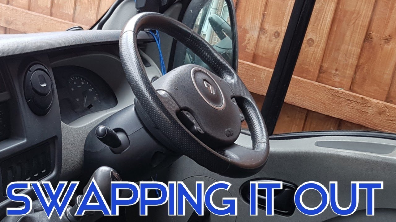 Reanult master steering wheel swap