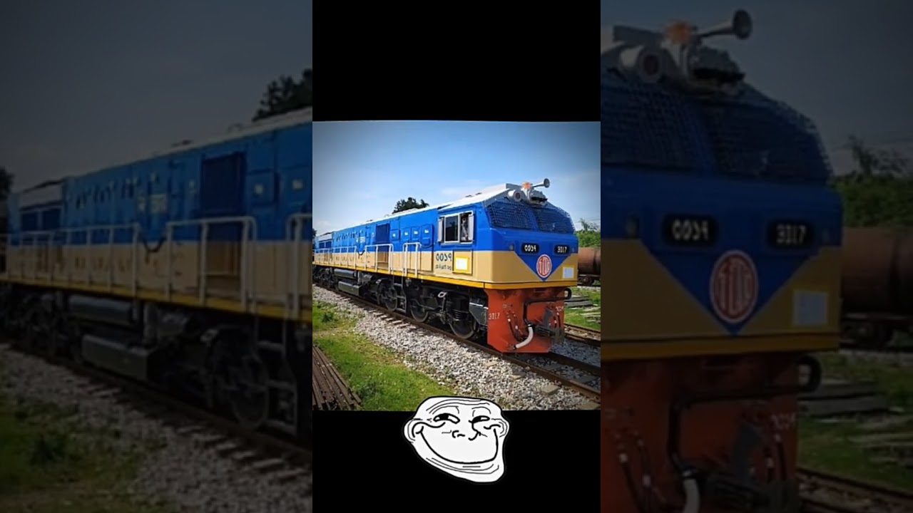 Old Grandfather 2000 series locomotive edit 🥵☠️💀 #train #bangladesh #bdrailfan