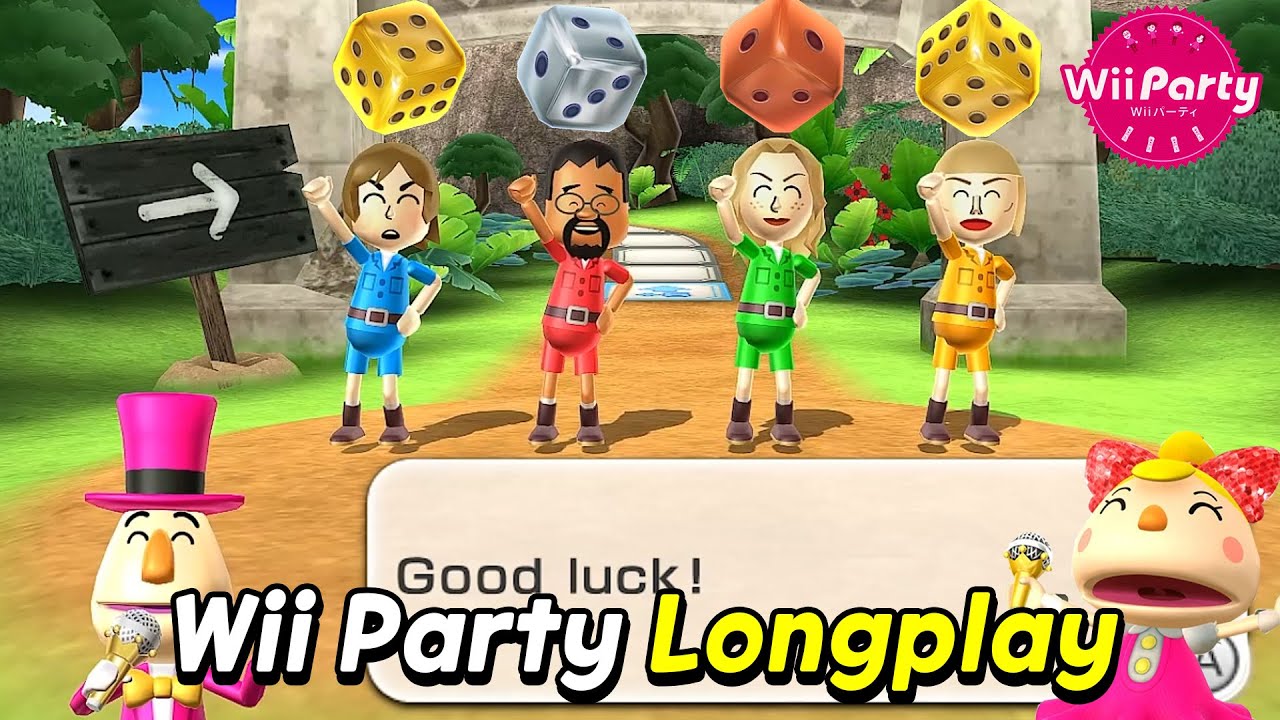 Wii Party Longplay🎵🎵 Most Popular Gameplay Board Game Island 🎵 AlexGamingTV