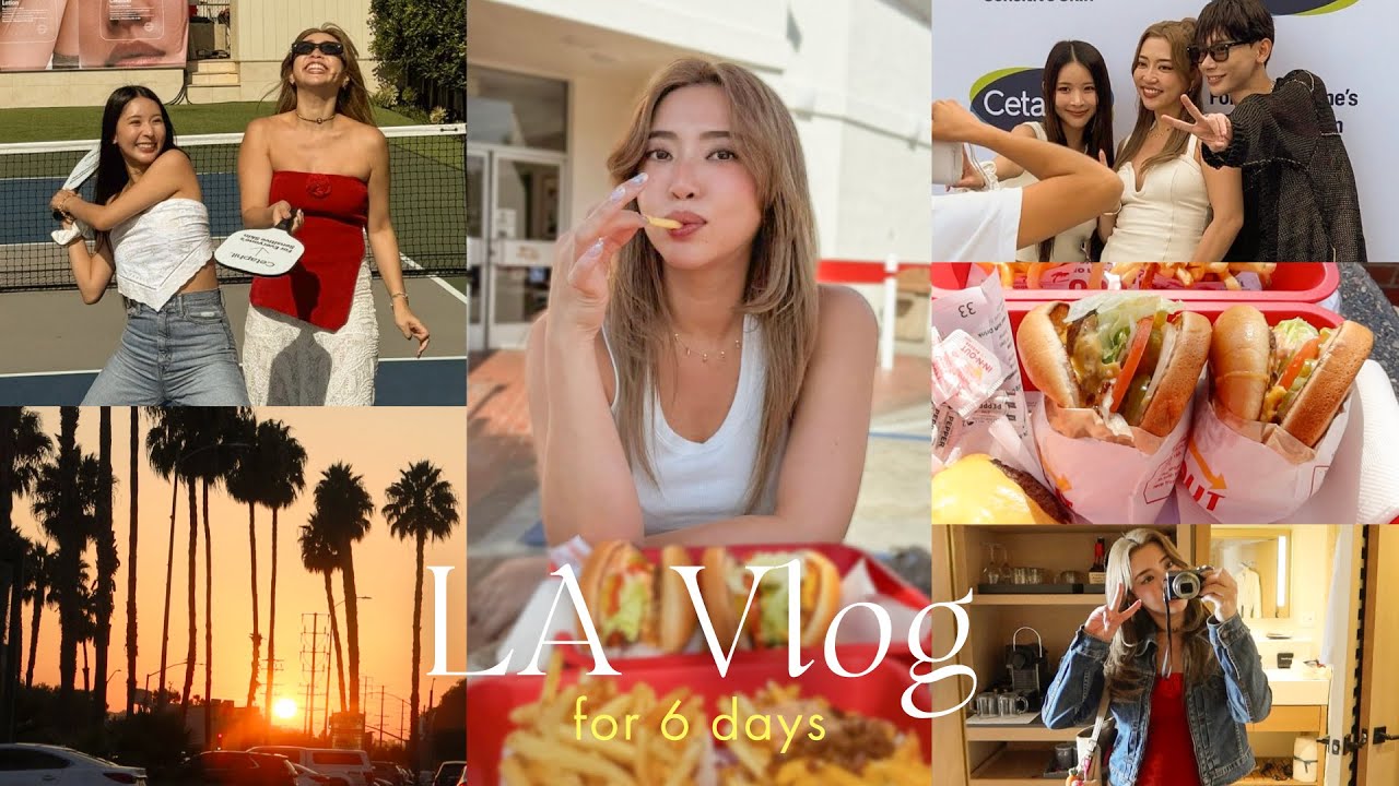 【LA vlog】友達と過ごす賑やかな7日間LA旅🇺🇸🍔In-N-Out / フリマ / SEPHORA購入品etc...