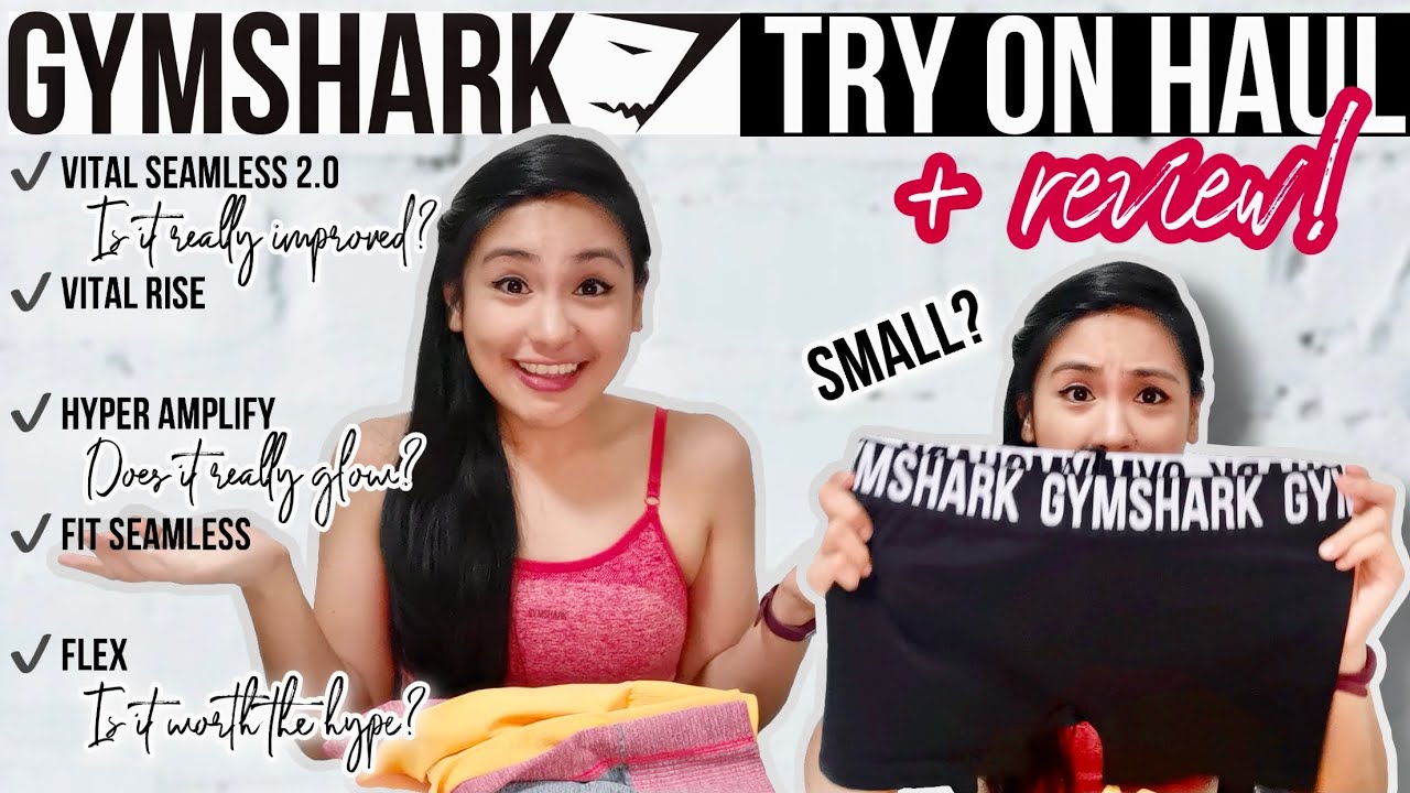 GYMSHARK TRY ON HAUL *Philippines* Vital Seamless 2.0, Vital Rise, Hyper Amplify, Fit Seamless, Flex