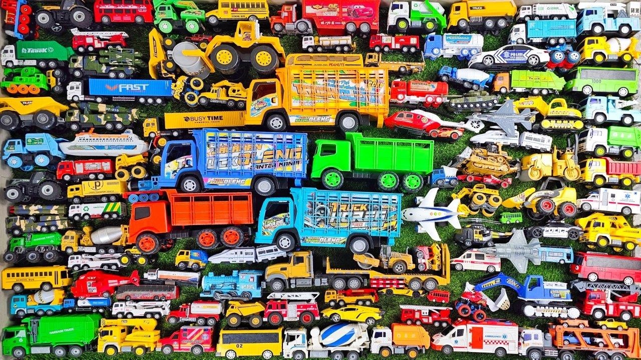Mainan Mobil Truk Oleng , Mobil Balap, Mobil Truk Molen, Truk Pasir, Excavator, Mobil Roket, Damkar