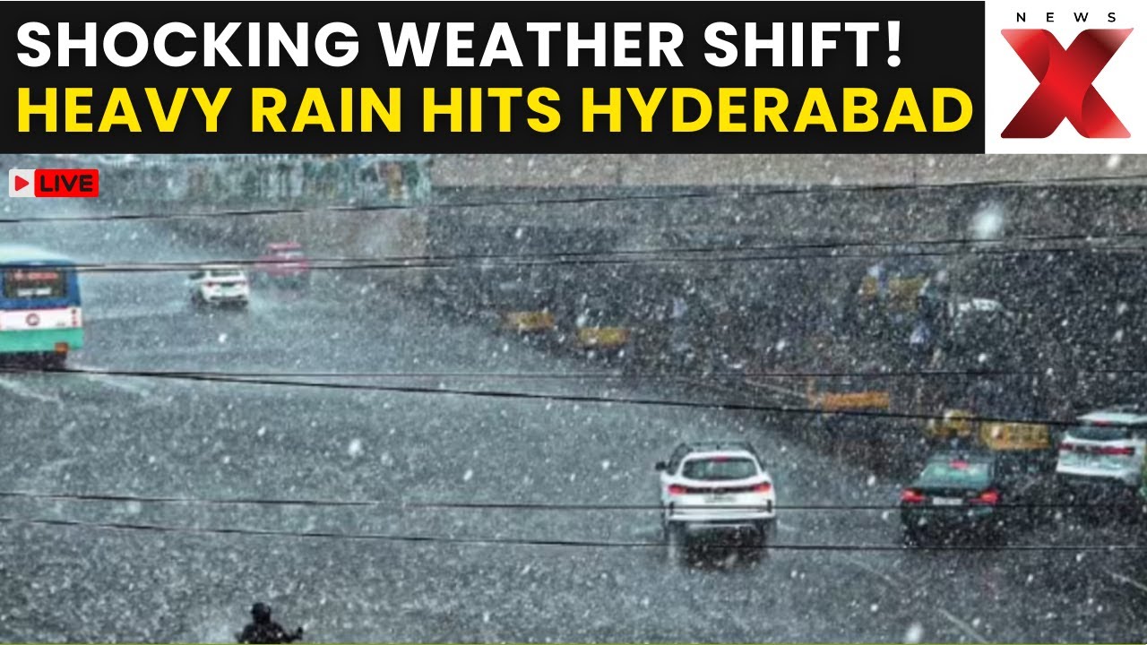 Hyderabad STORM LIVE: Hyderabad Weather Takes Dramatic Turn, Thunderstorm Hits Key Areas