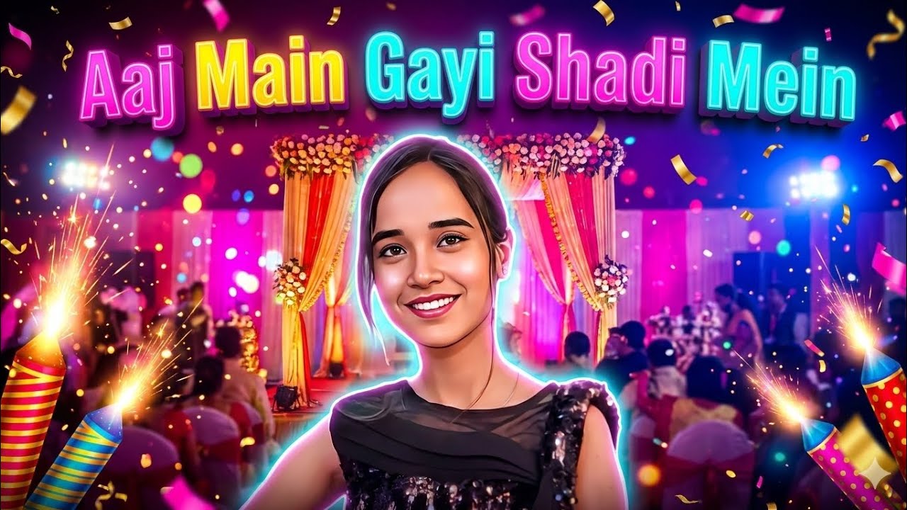 Aaj maine gayi shadi mein....✨️✨️✨️😁😁😁😁🥳🥳🥳
