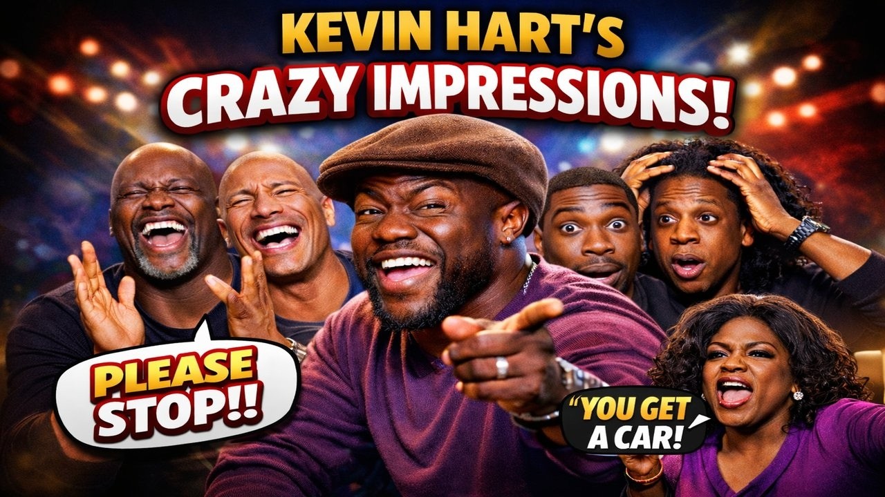 Kevin Hart Roasting Celebrities With His Hilarious Impressions 🤯