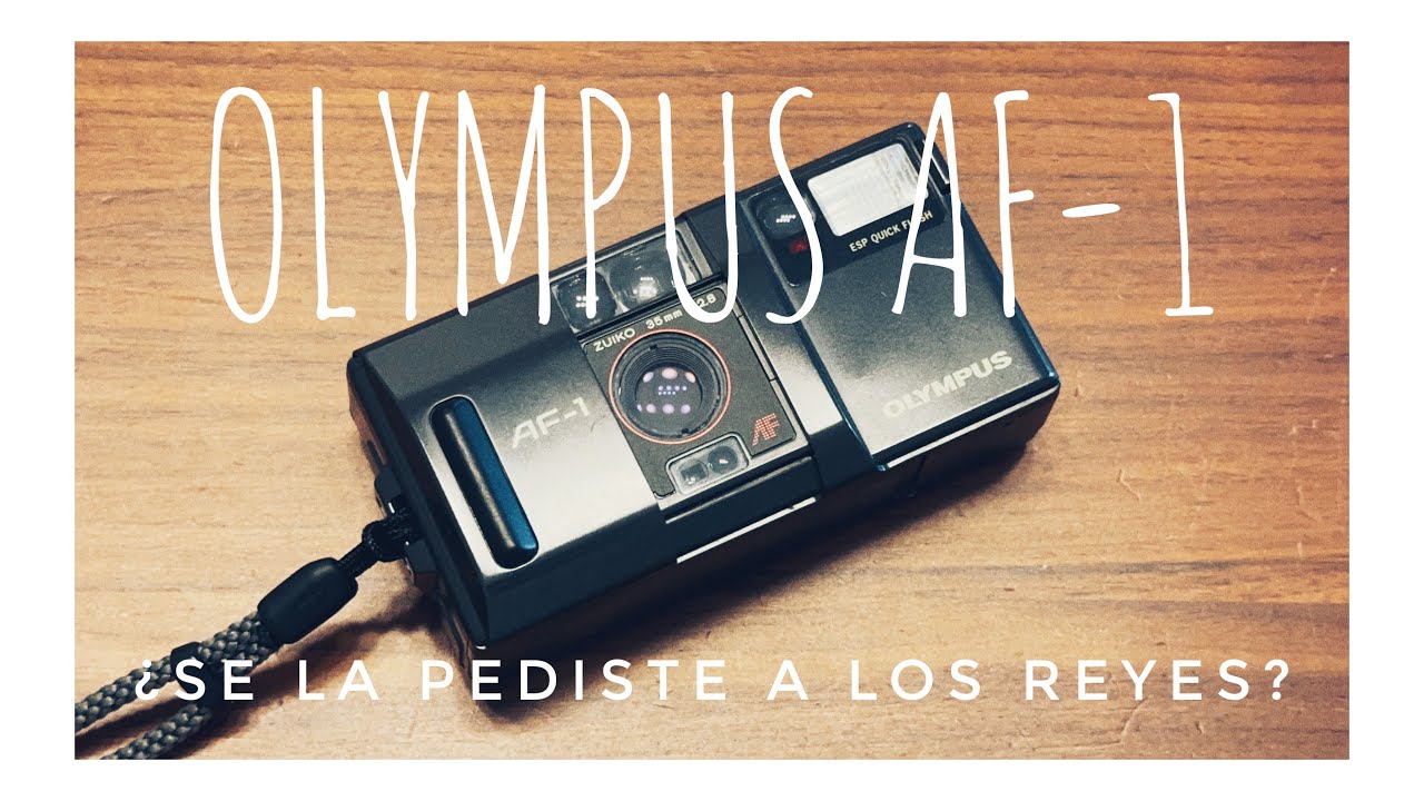 Ni Mju, ni Canon AF35M Sureshot ni Nikon L35, ¡ve a por ÉSTA: Olympus AF-1!