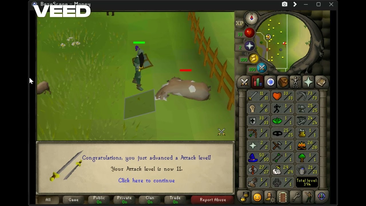 Runescape X Crypto: BaseScape - Training Melee and Mining Crashed Stars