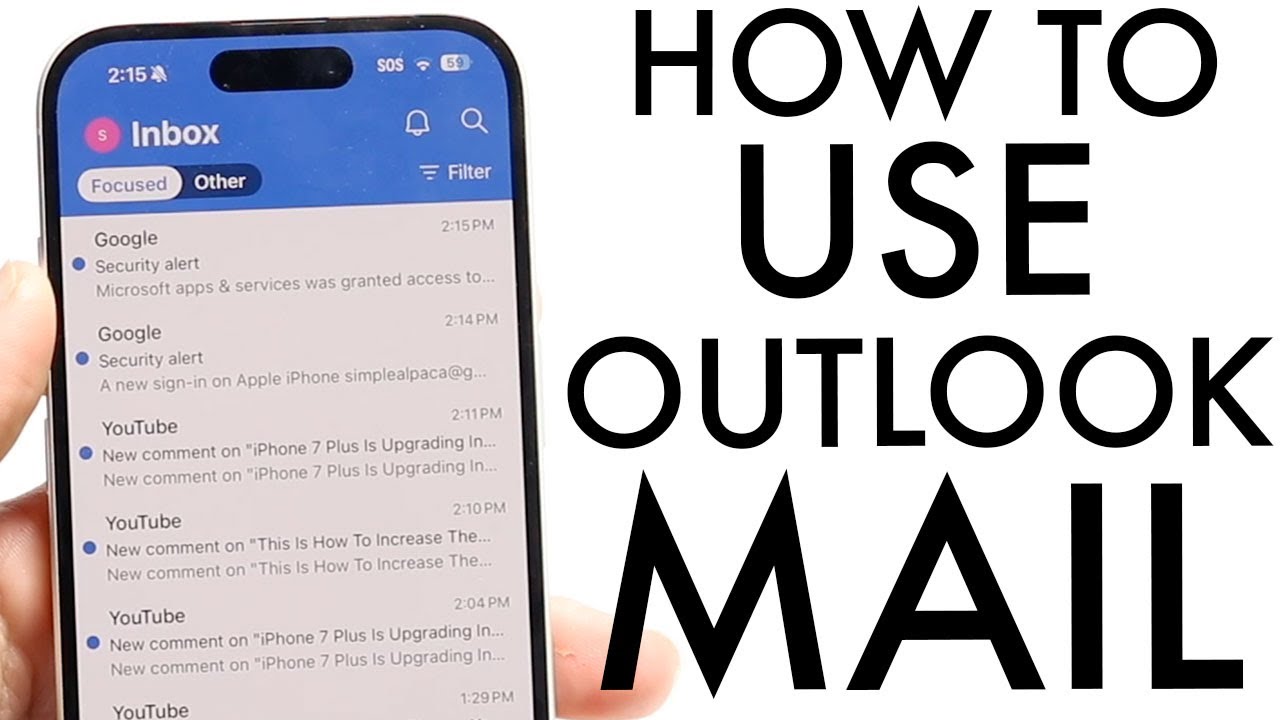 How To Use Outlook Mail App! (Complete Beginners Guide)