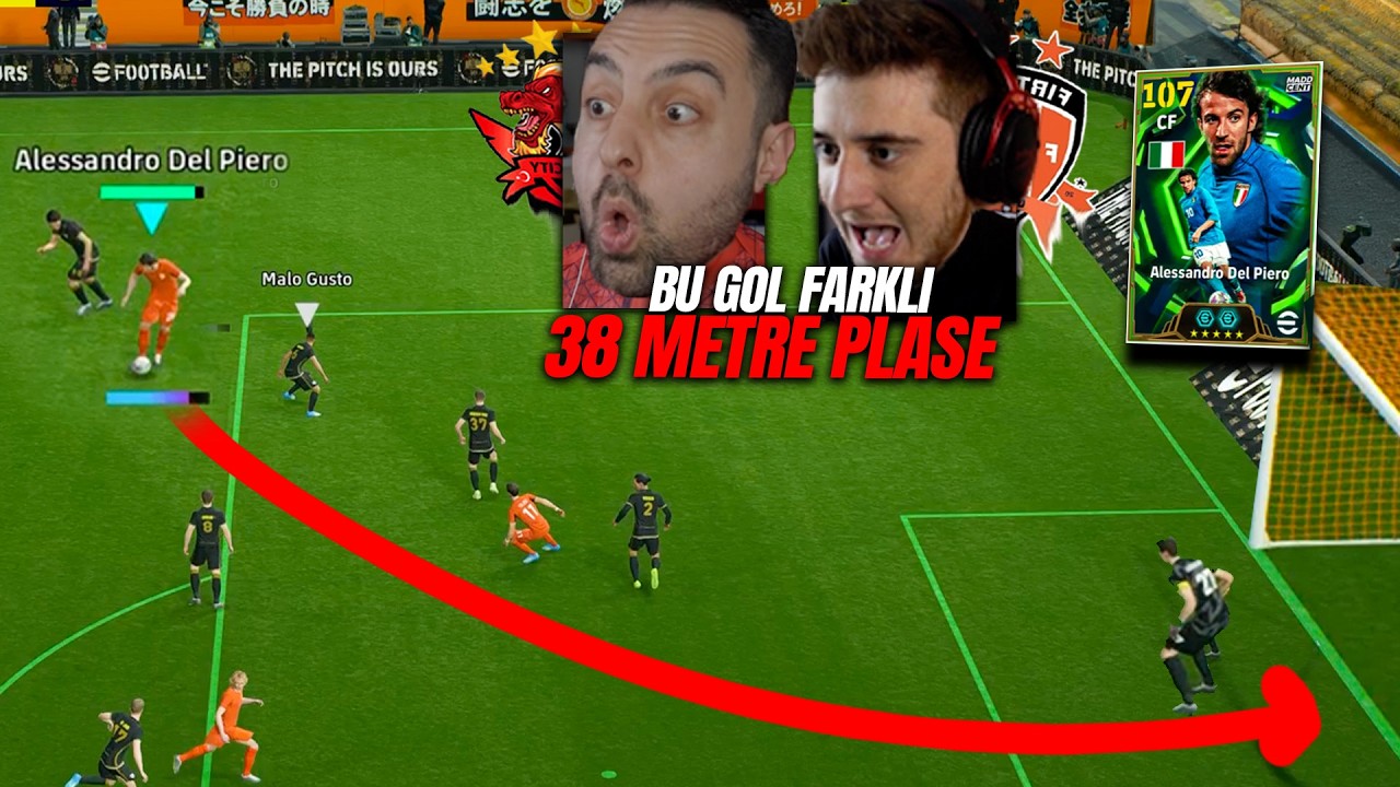 TAM TAMINA 40 METRE YUHHH !! DEL PİERO İNANILMAZ GOL !! EL Pesico 2026 ! &Uuml;midi vs Emjan