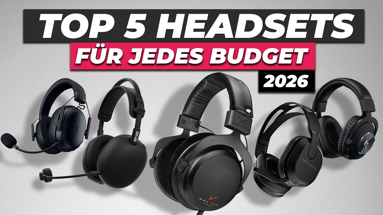 Top Gaming Headsets 2026: Die besten Modelle von 50 bis 300&euro;