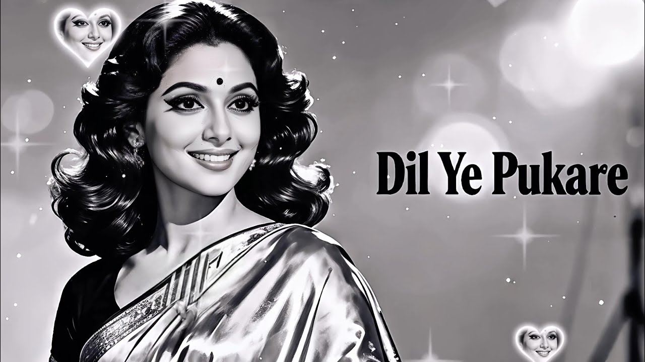 Dil Ye Pukare Aaja (Lata Mangeshkar) | Old Hindi Romantic Song 60s-70s Vibe ❤️ | Best Romantic Songs