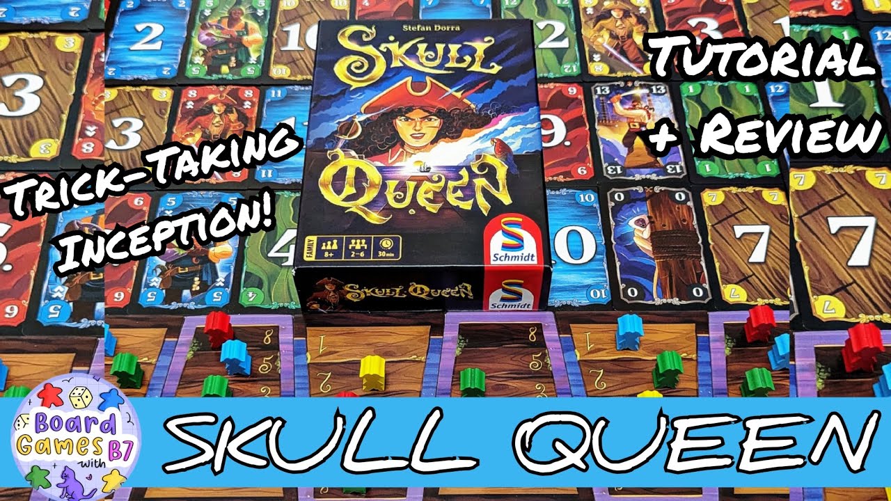 Skull Queen Board Game, How To Play, Review, Stefan Dorra