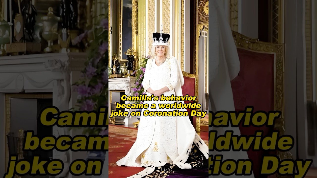 Поведение Камиллы стало предметом шуток во всем мире в День коронации #camilla #fyp #royal