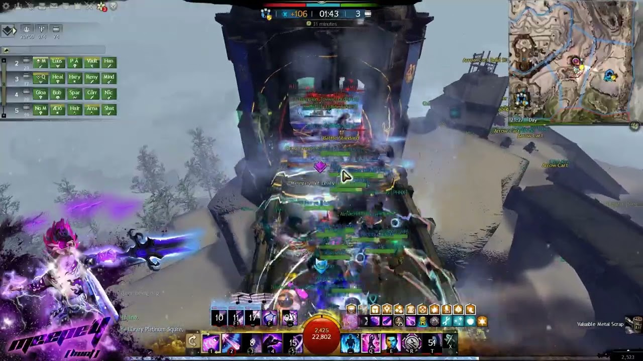 GW2 WVW [Hunt] for Alliance - Openfield, GvG, Bombing - Commander POV w/ Comms