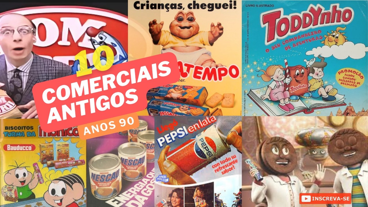 10 COMERCIAIS QUE MARCARAM OS ANOS 90 - PARTE 3