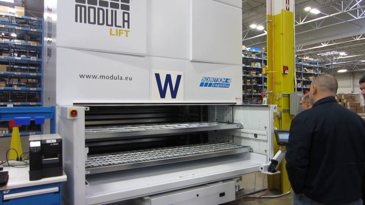 Modula Vertical Lift Module VLM testing