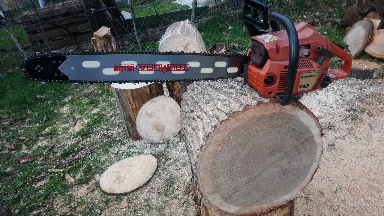12 years old Husqvarna 136 vs. 60cm bar