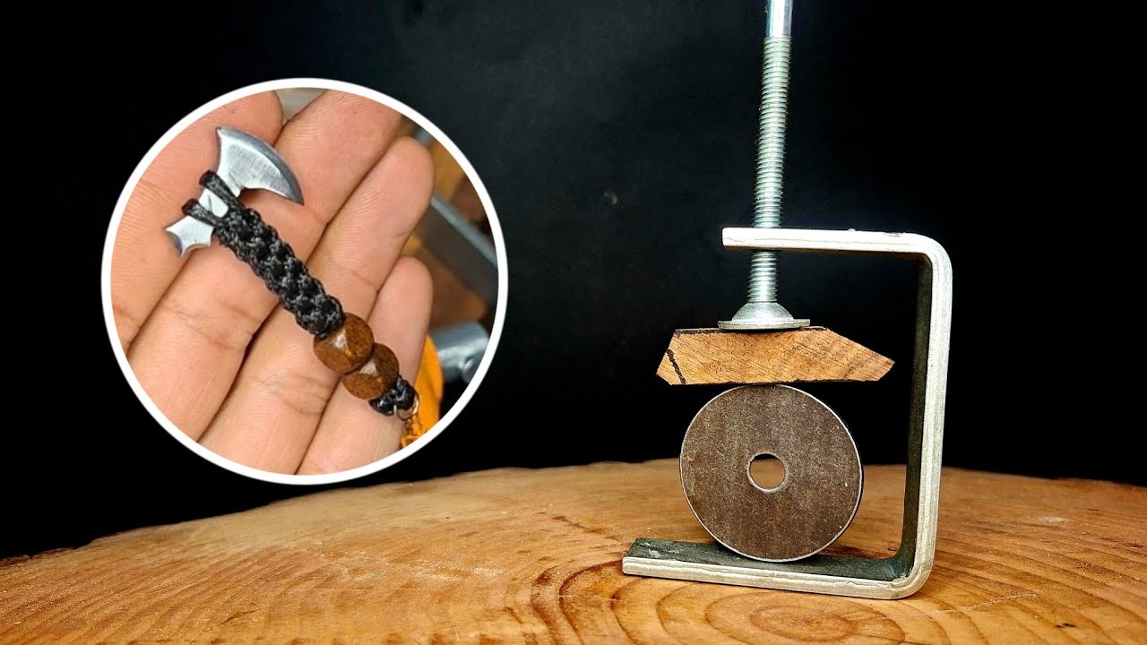 How to Make a Mini Wooden Axe Pendant That Looks Brutal