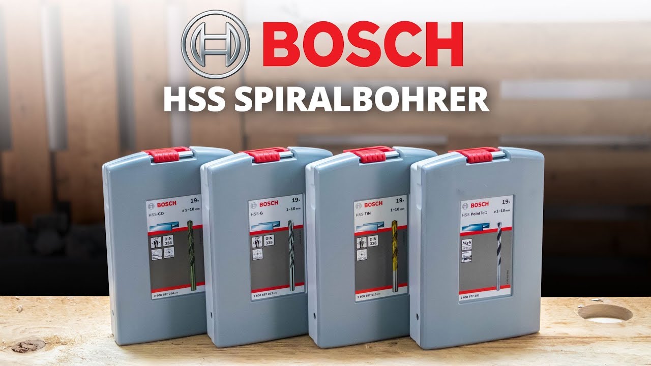 BOSCH HSS Spiralbohrer POINTTEQ Selbstzentrierende Spitze | Vorstellung