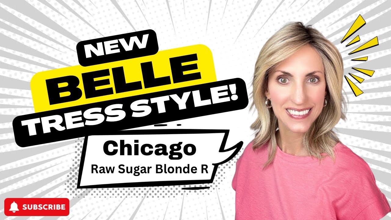 Belle Tress CHICAGO Raw Sugar Blonde R Wig Review! NEW International City Collection!