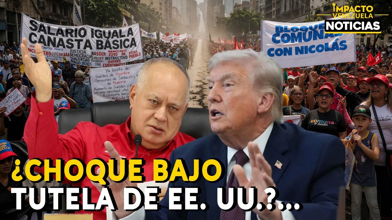 TENSI&Oacute;N EN MIRAFLORES: CHAVISMO Y SINDICATOS TOMAN LAS CALLES  | 🔴 NOTICIAS VENEZUELA HOY 2026