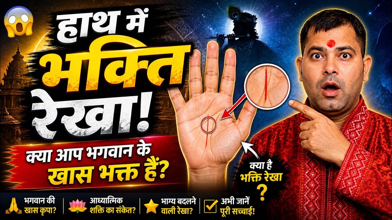 Bhakti Rekha In Hand | Bhakti Ki Rekha Kaun Si Hoti Hai | Bhakti Rekha In Palmistry | devotion line