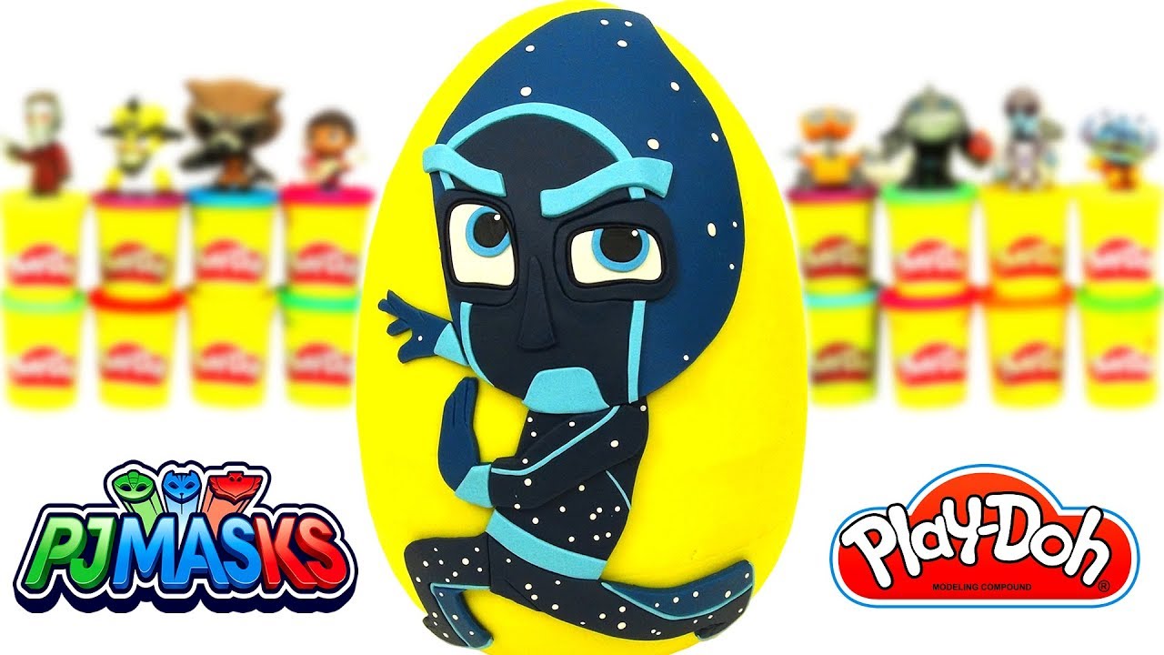 Pijamaskeliler Gece Ninjası Sürpriz Yumurta Oyun Hamuru   PJ Masks Oyuncakları