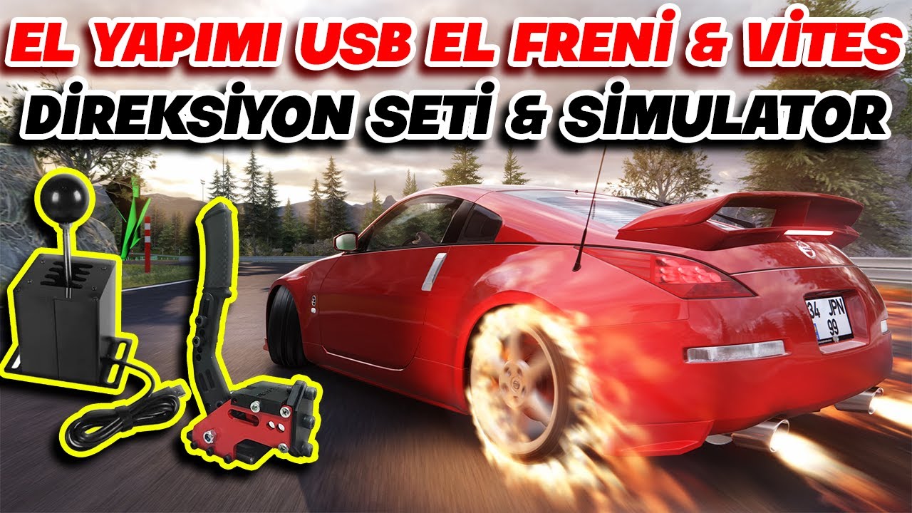 EL YAPIMI USB EL FRENİ ve H VİTES İNCELEMESİ / TÜM DİREKSİYONLARA UYUMLU / SİMTUR
