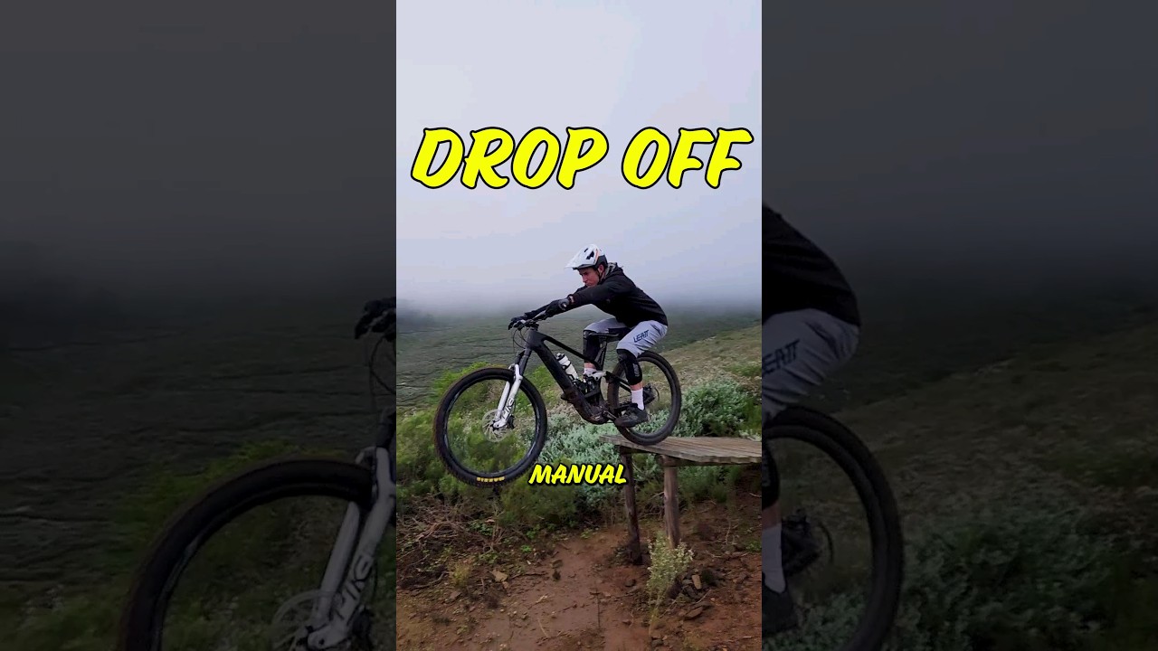 How to Drop off on your Bike💥#mtb #mountainbike #mtbskills #short #shortsvideo
