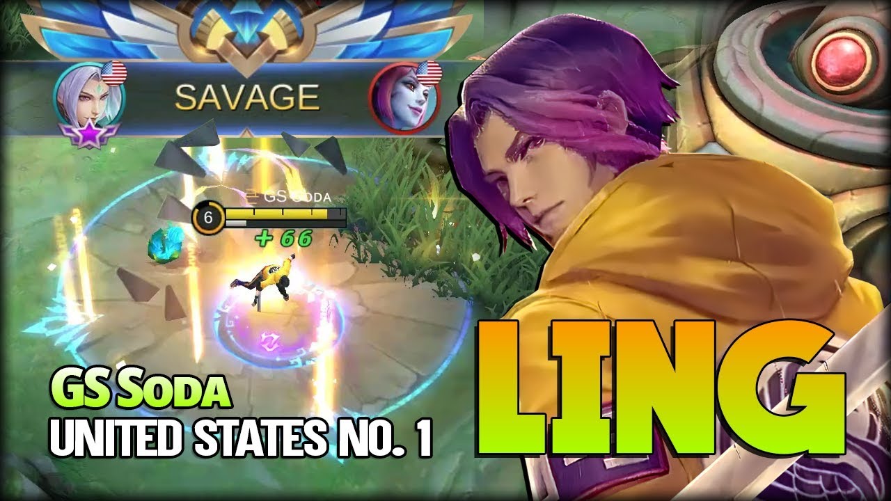 Ling Street Punk SAVAGE!! GS Sᴏᴅᴀ United States No. 1 Ling - Mobile Legends