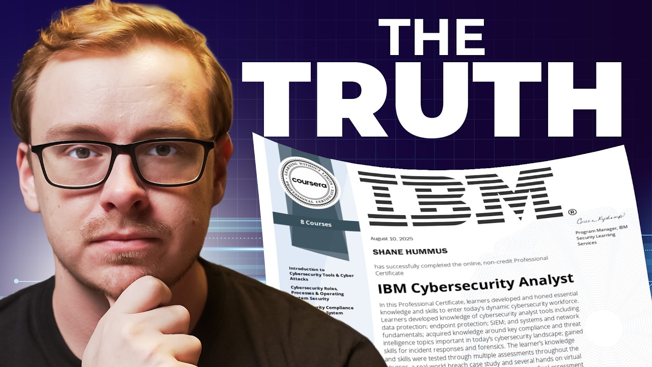 The TRUTH About IBM's Cybersecurity Certificate (Coursera)