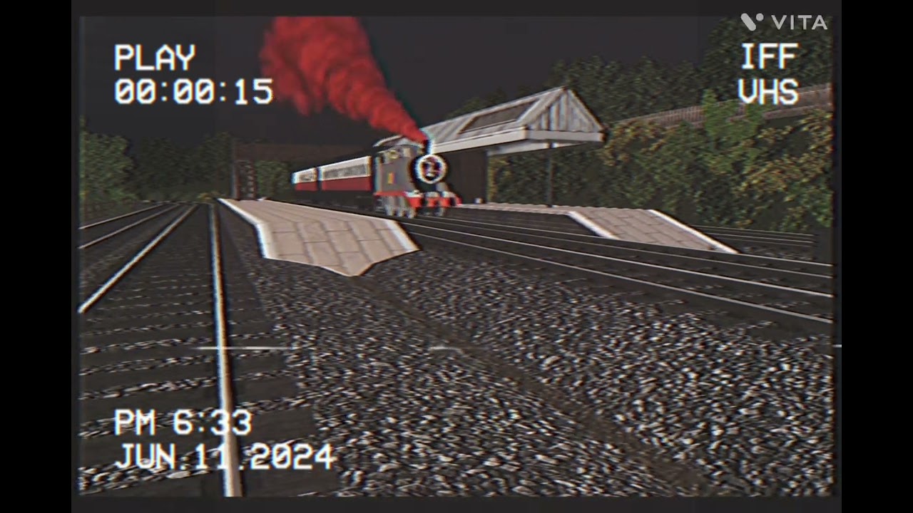 Footage of Timothy the ghost train