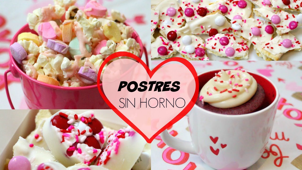 POSTRES SIN HORNO (FACÍL & RÁPIDO ♥ 14 FEB)