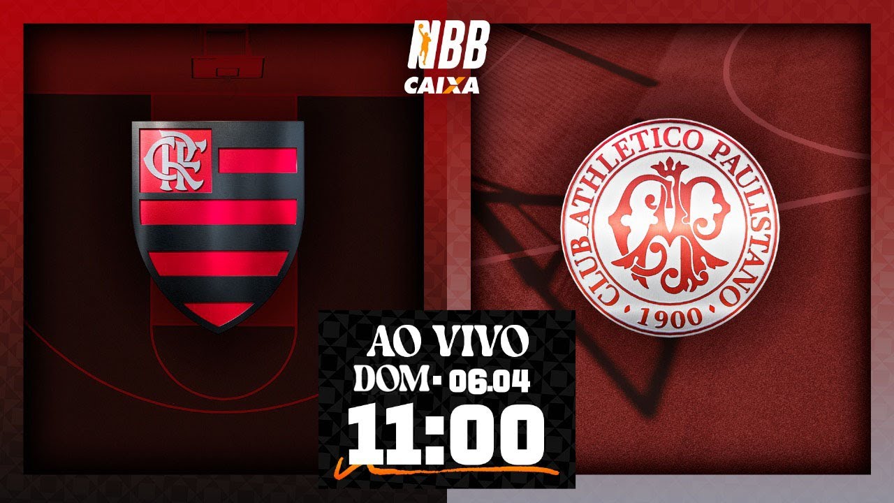 Flamengo X Paulistano/CORPe | NBB CAIXA 2024/25 | 06/04/2025 | Ao vivo e com imagens - 11h00
