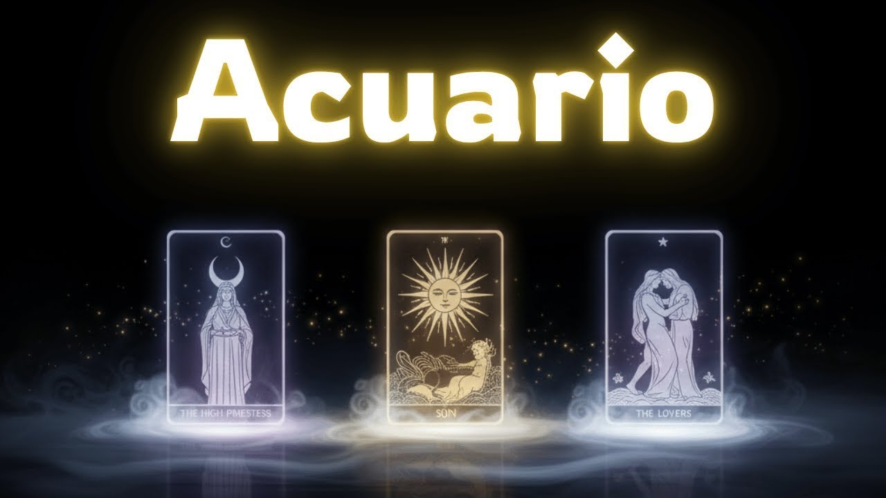 ACUARIO NUNCA SALE ESTO ASI‼️😱 TE VIENE ALGO GRANDE POR DESTINO 👀🔮 HOROSCOPO DE HOY TAROT AMOR ❤️
