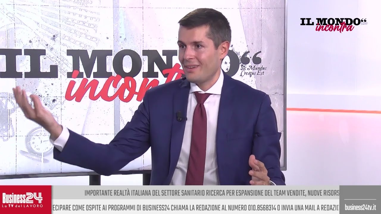 Puntata "Il Mondo Incontra" di Business24 del 8/11/2023 con il Managing Director Giacomo Solbiati