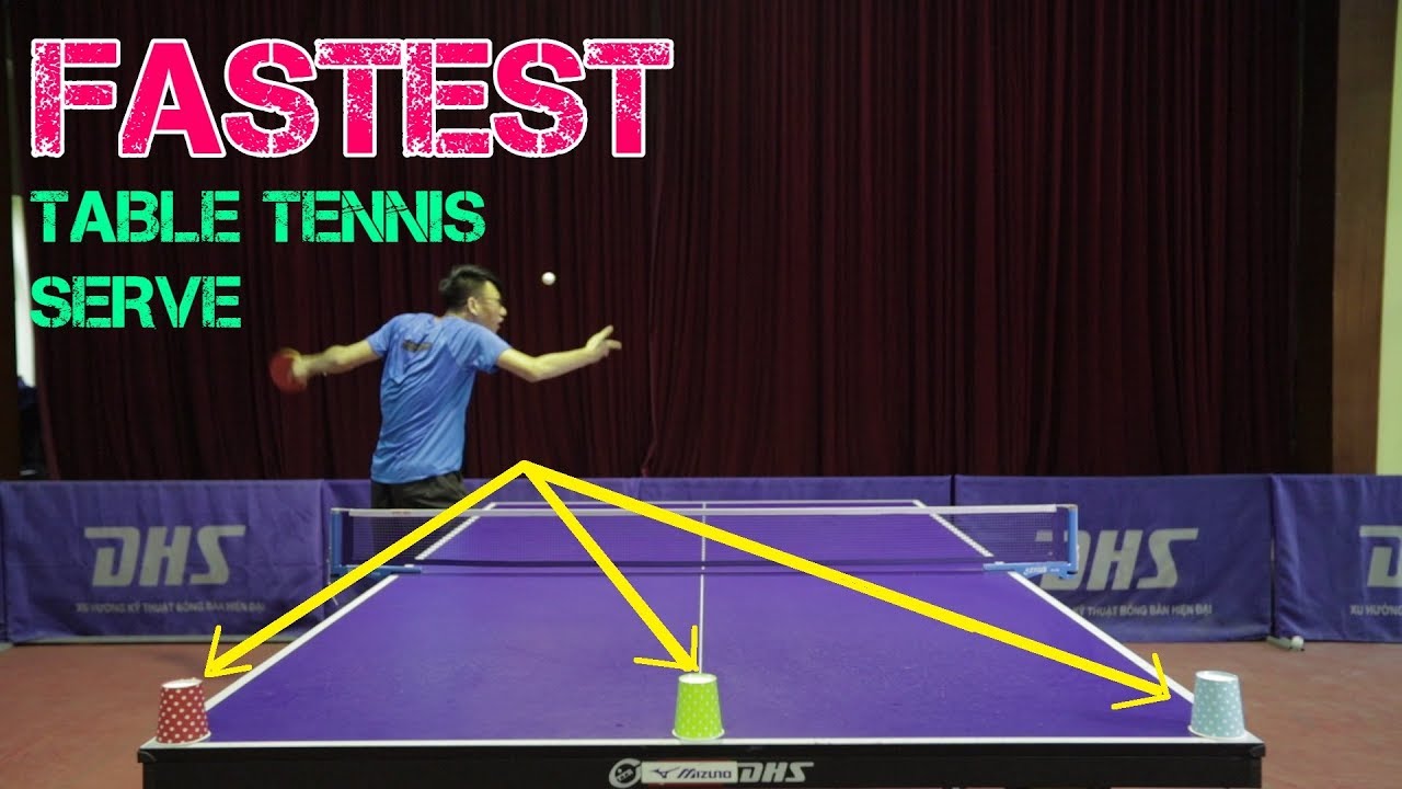 Learning FASTEST Table Tennis Serve | MLFM Tutorial