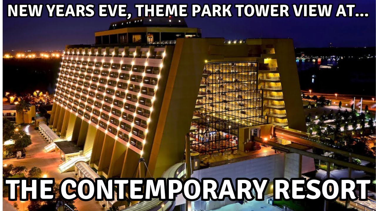 Staying at the Contemporary Resort for NYE With a Theme Park View | BUCKET LIST ITEM!!