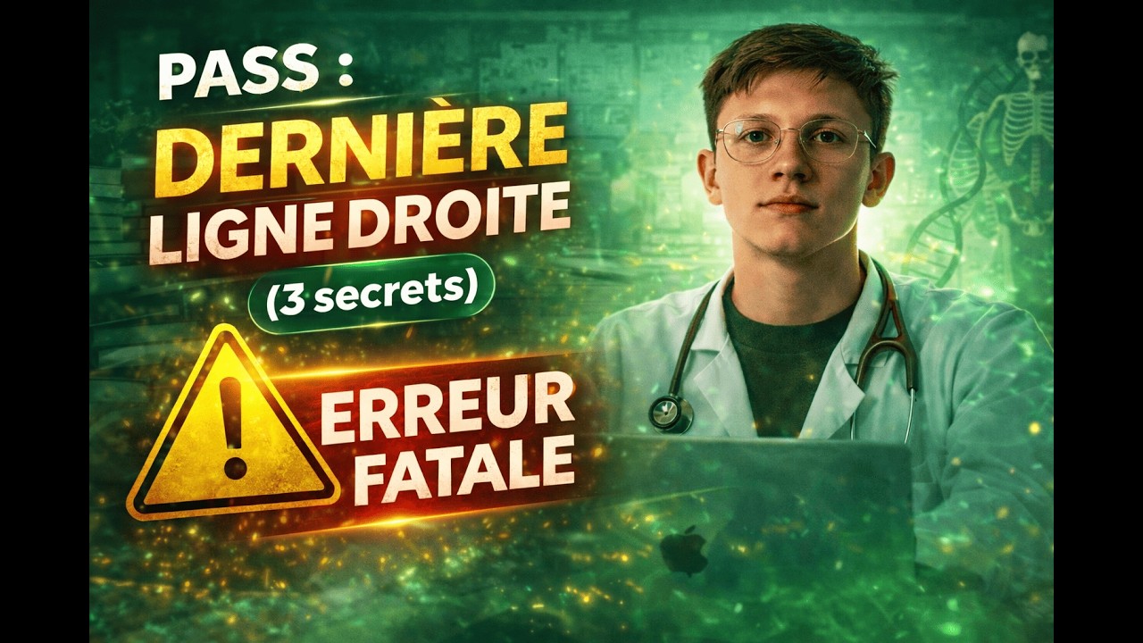 PASS : Comment réussir sa DERNIÈRE LIGNE DROITE (3 secrets) 🤫