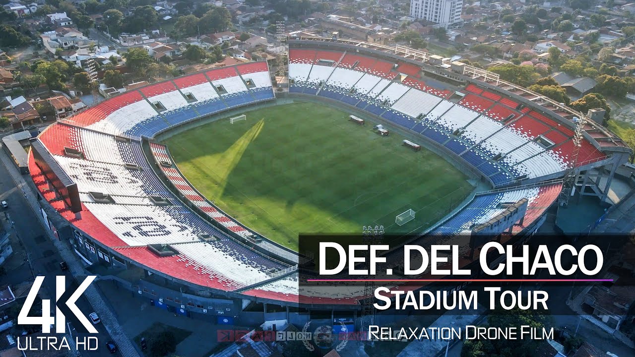 【4K】🇵🇾 Estadio Defensores del Chaco from Above 🔥 Biggest Stadium PARAGUAY 2021 Asuncion Drone Aerial