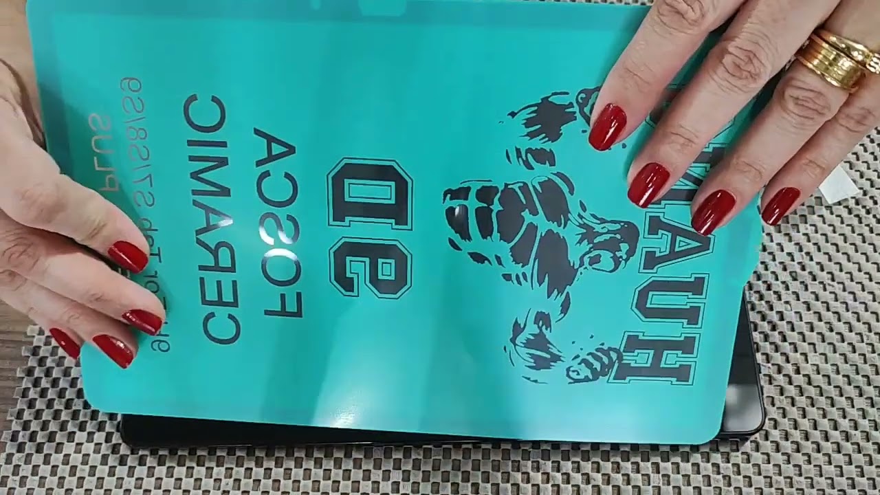 COMO APLICAR PELÍCULA DE CERÂMICA FOSCA NO TABLET SAMSUNG A9 PLUS