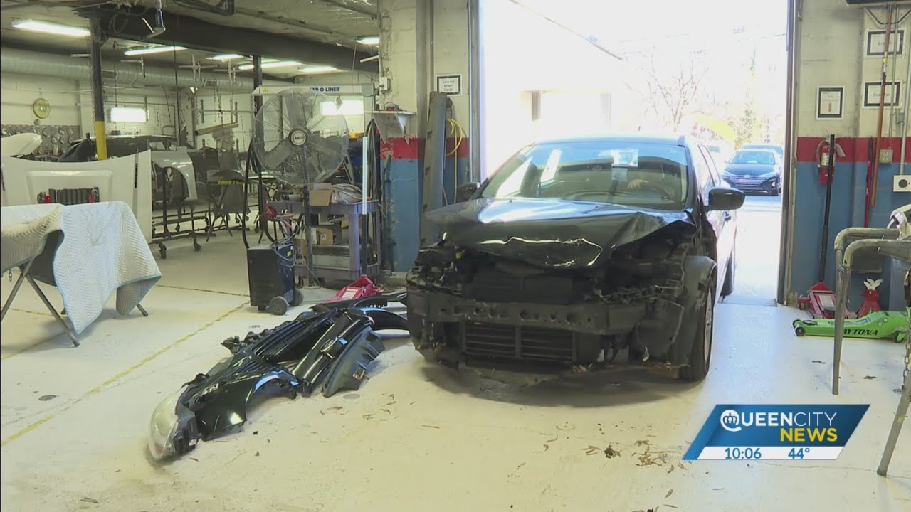 Collision repair shops say it's taking longer than normal to fix vehicles due to supply chain issues