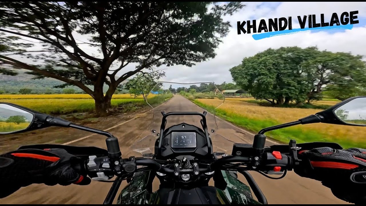 Khandi Village | Riding my Benelli TRK 502X through a scenic route |
