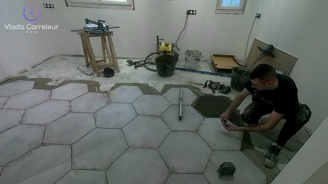 Carrelage hexagonale