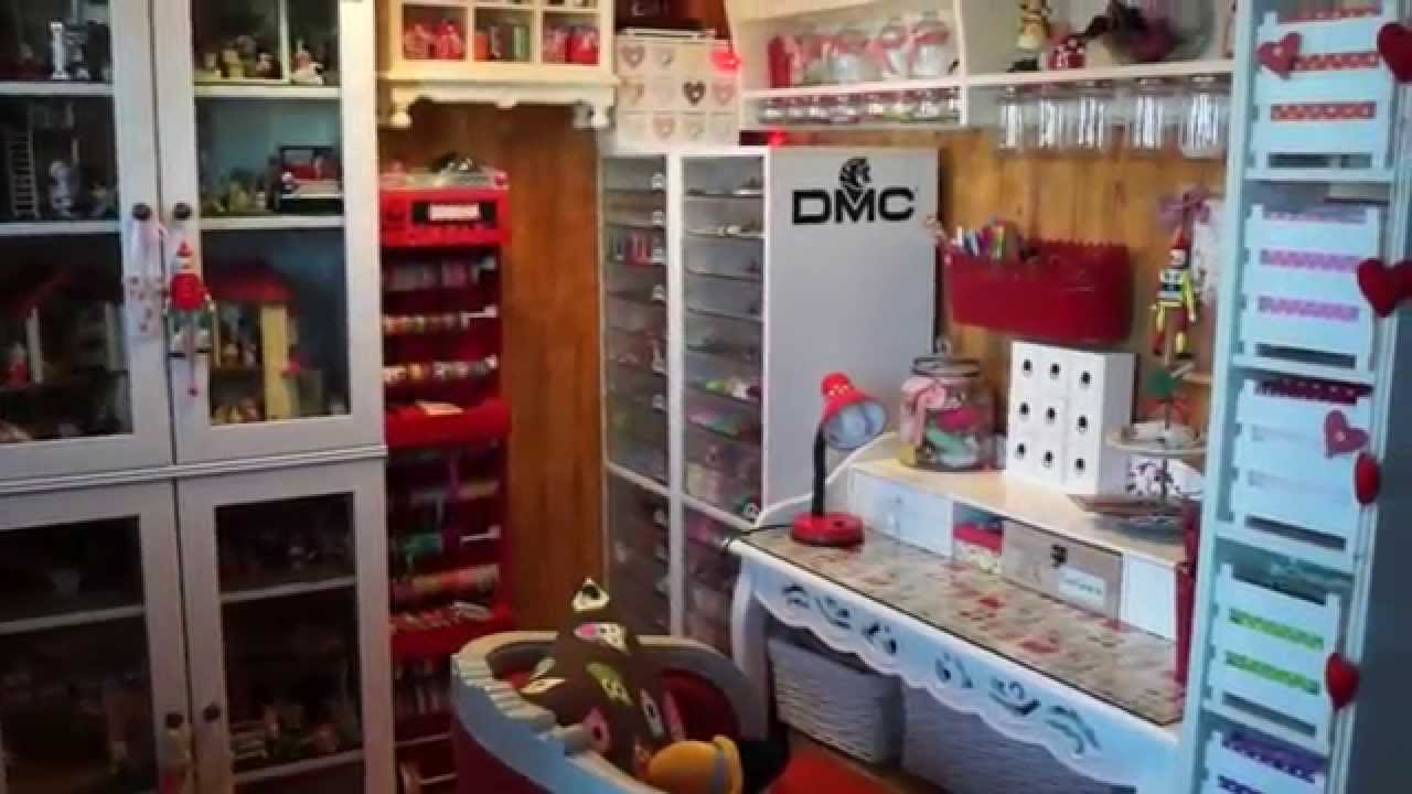 My craft room tour - sewing tour -mi rincón de manualidades